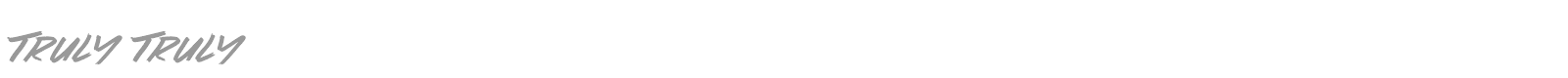 Truly Truly font preview